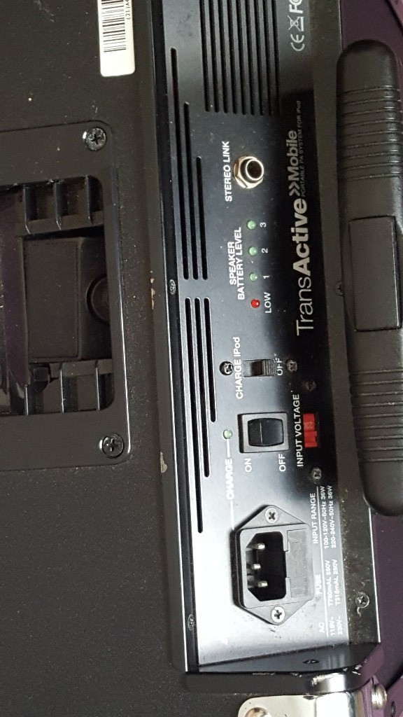 alesis transactive mobile battery replacement